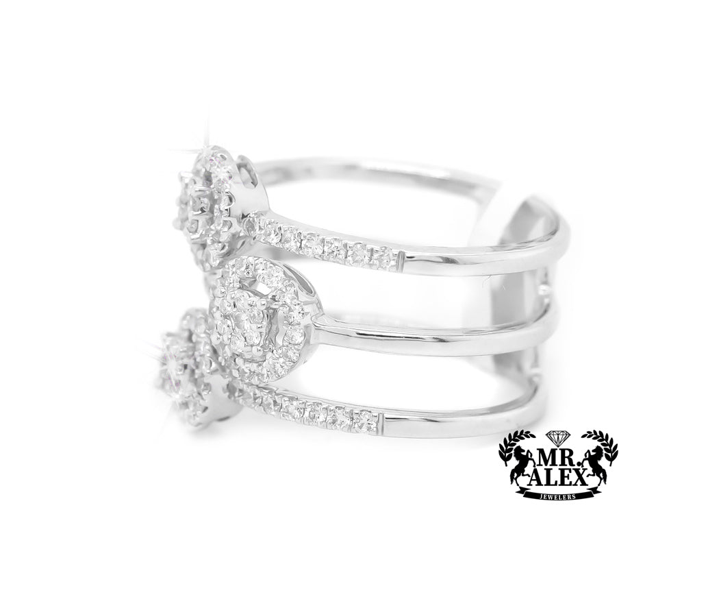 14k Triple Twined Elegance diamond Ring 0.64ct - Mr. Alex Jewelry