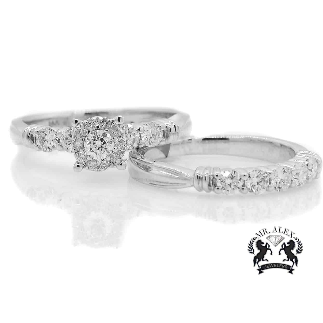 14K Two in One Diamond Ring 1.17ct - Mr. Alex Jewelry